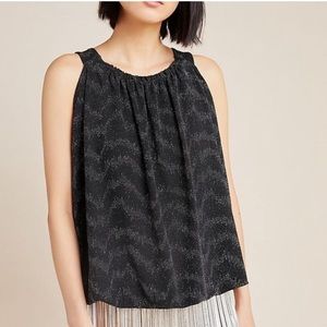 Anthropologie Carly Shimmer Top NWT